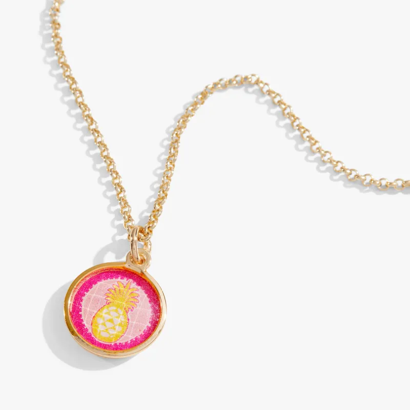 Crystal Pineapple Necklace, Adjustable sold by Alex and Ani