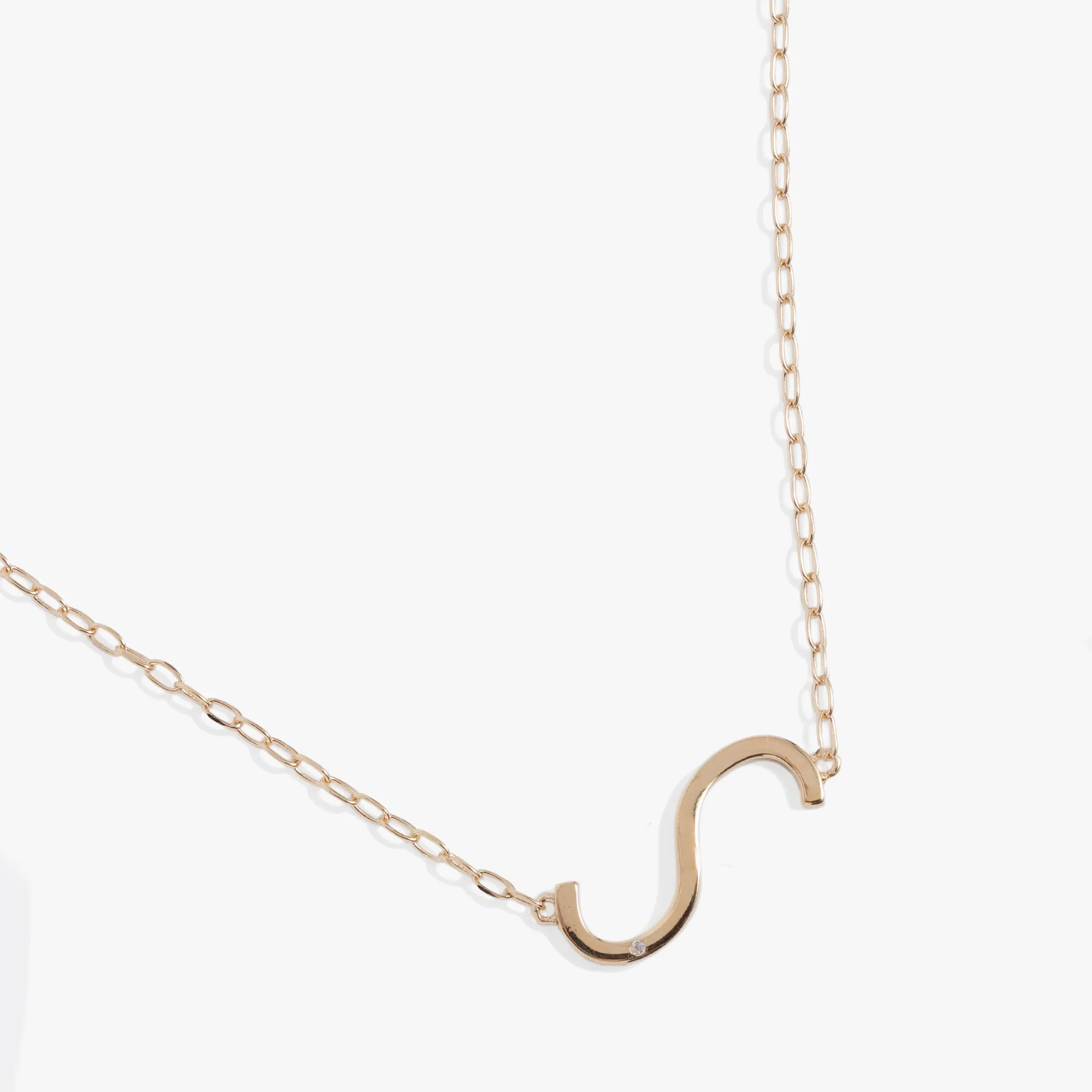 Initial S Precious Elongated Necklace sold by Alex and Ani product image thumbnail 3