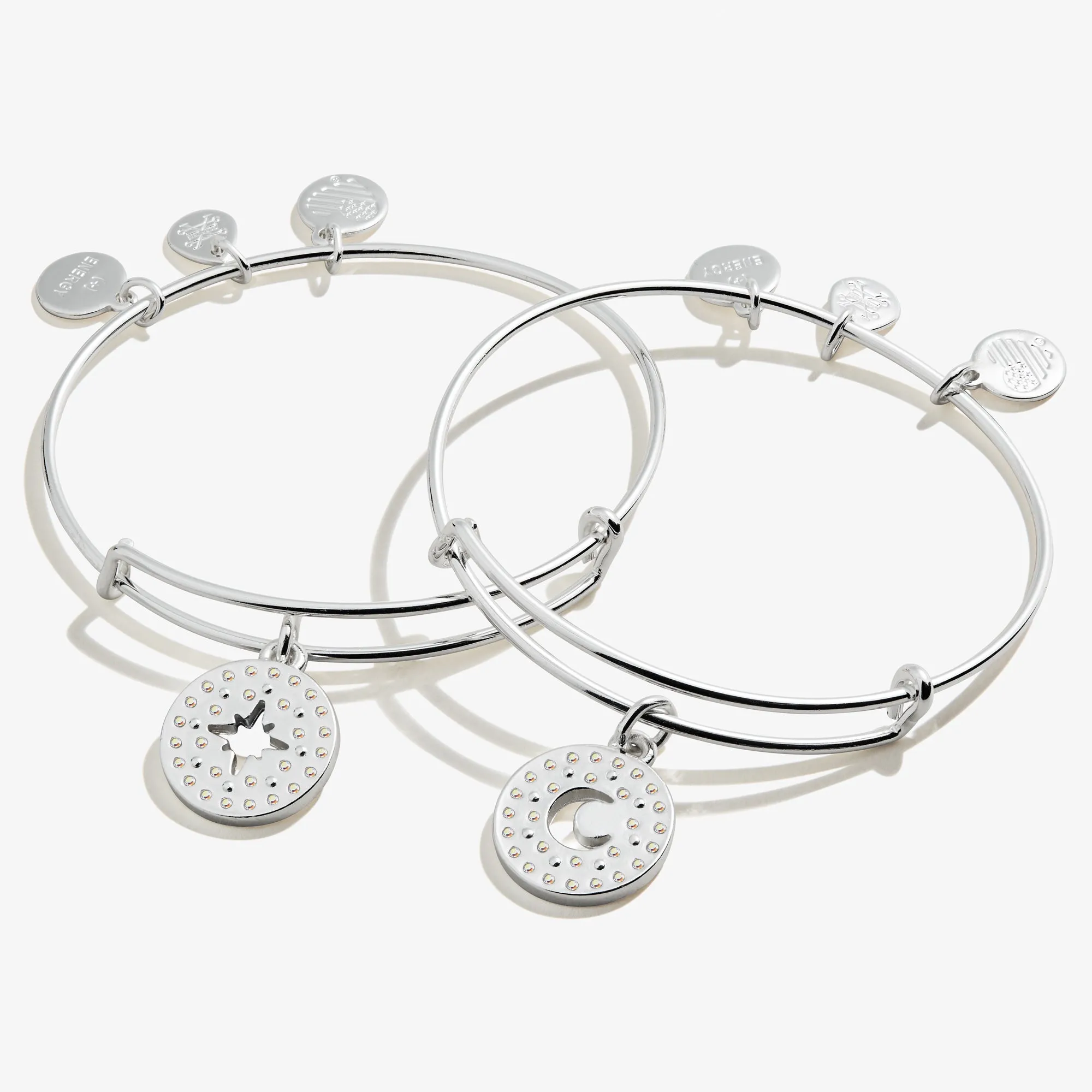 Best Friends Moon + Star Charm Bangle, Set of 2 sold by Alex and Ani product image thumbnail 3
