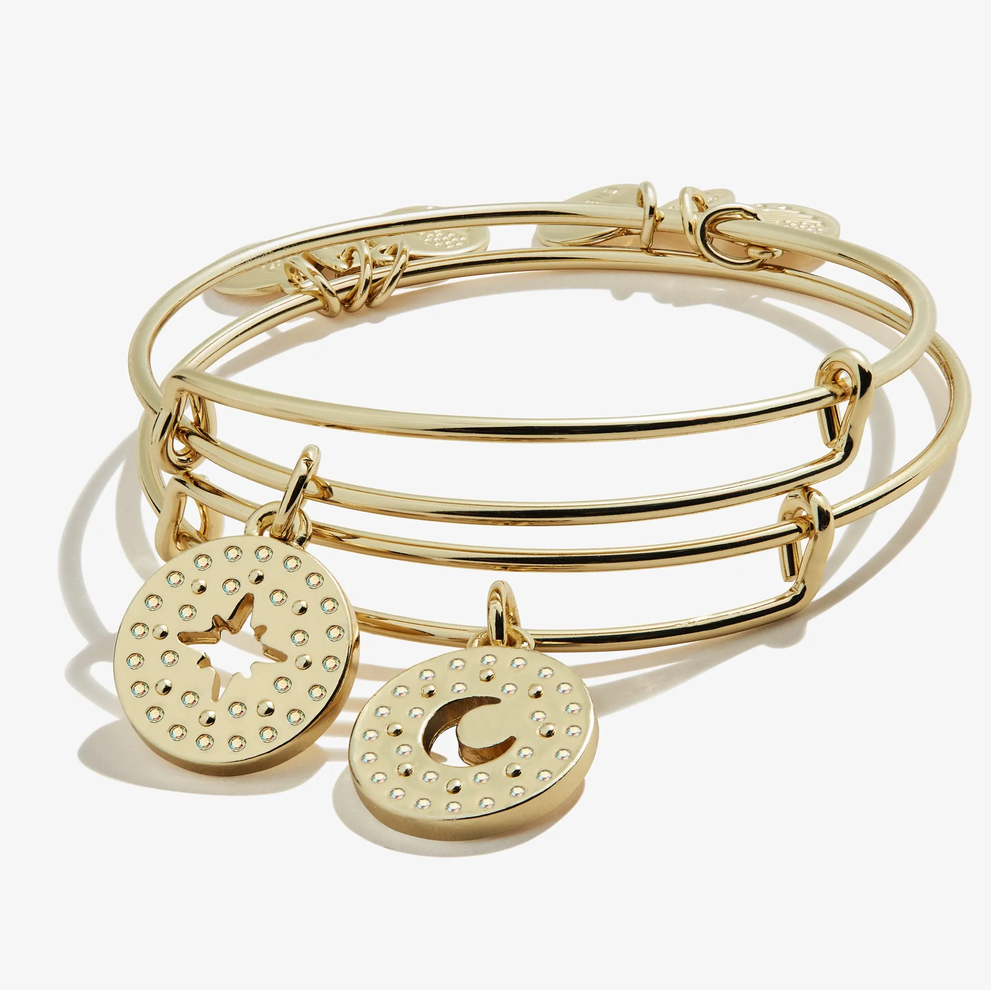 Best Friends Moon + Star Charm Bangle, Set of 2 sold by Alex and Ani product image thumbnail 4