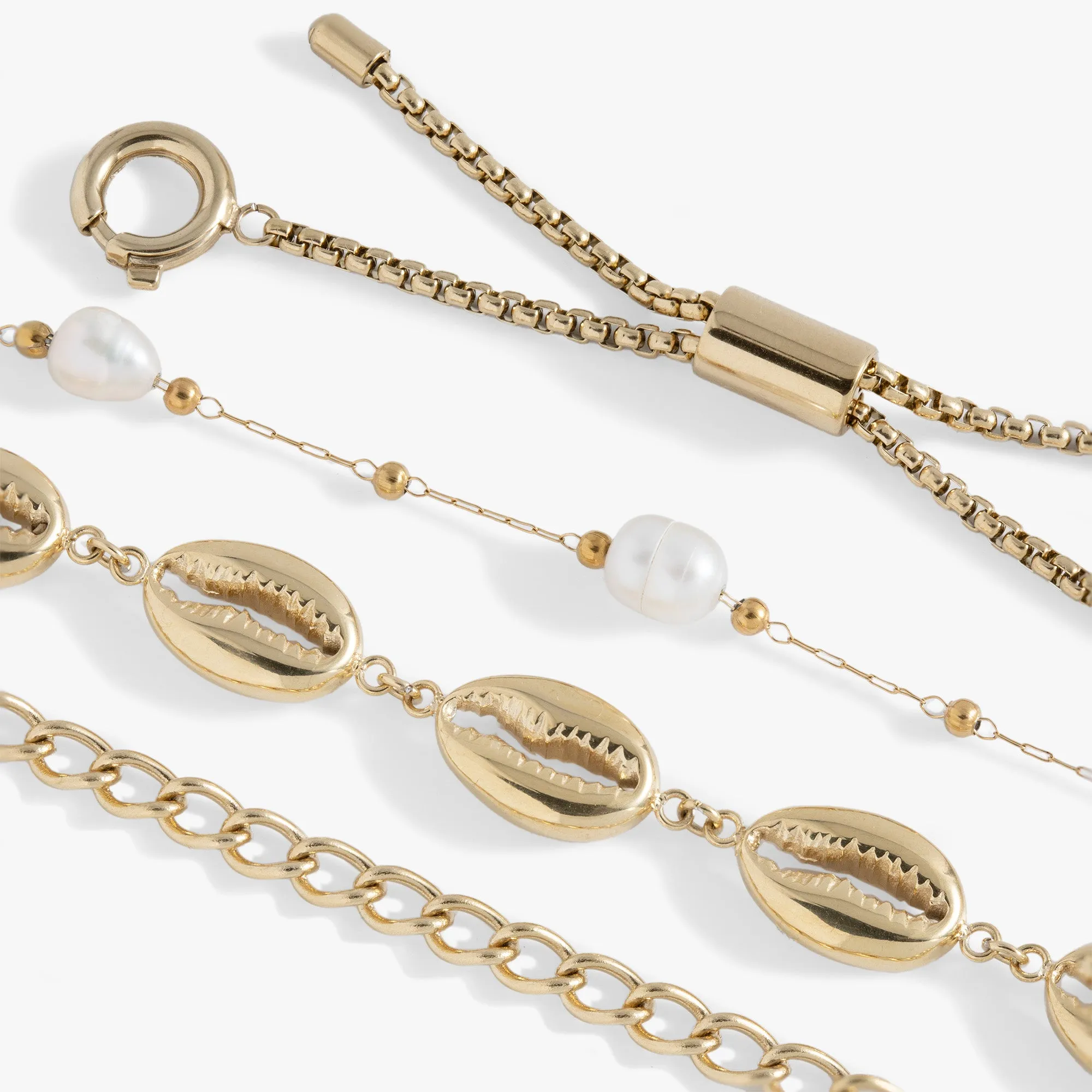 Pearl Cowrie Stranded Bracelet sold by Alex and Ani product image thumbnail 2