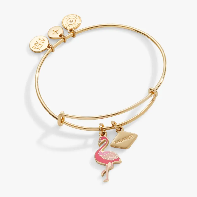 Balance Flamingo Duo Charm Bangle sold by Alex and Ani