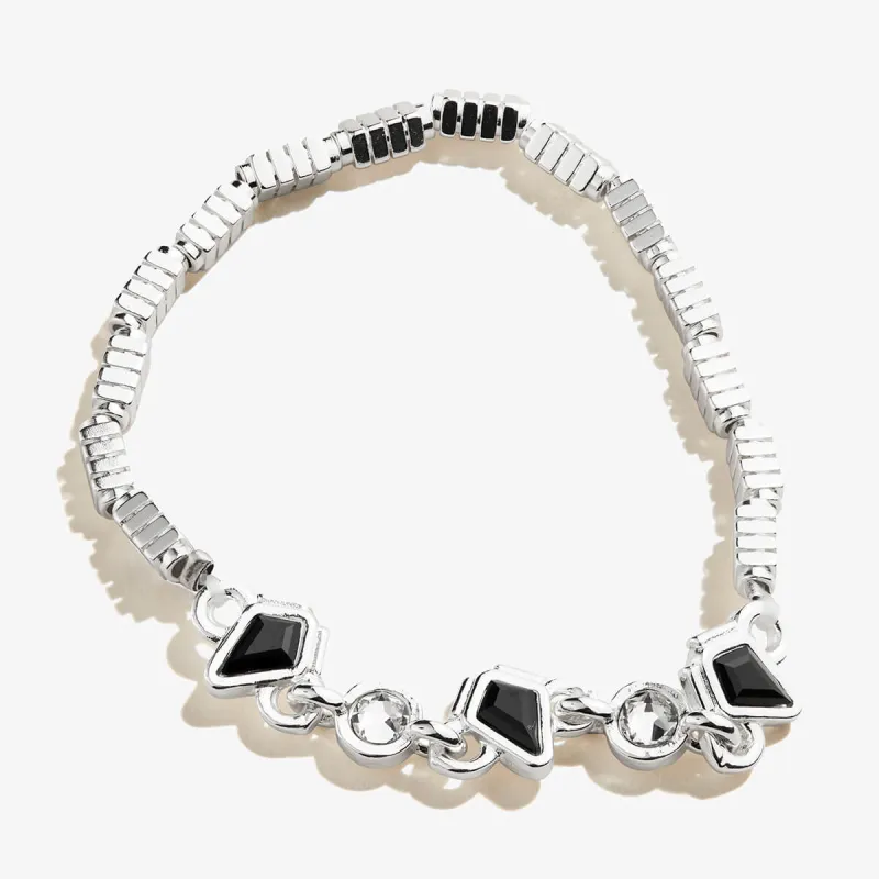 Crystal + Black Diamond Stretch Bracelet sold by Alex and Ani