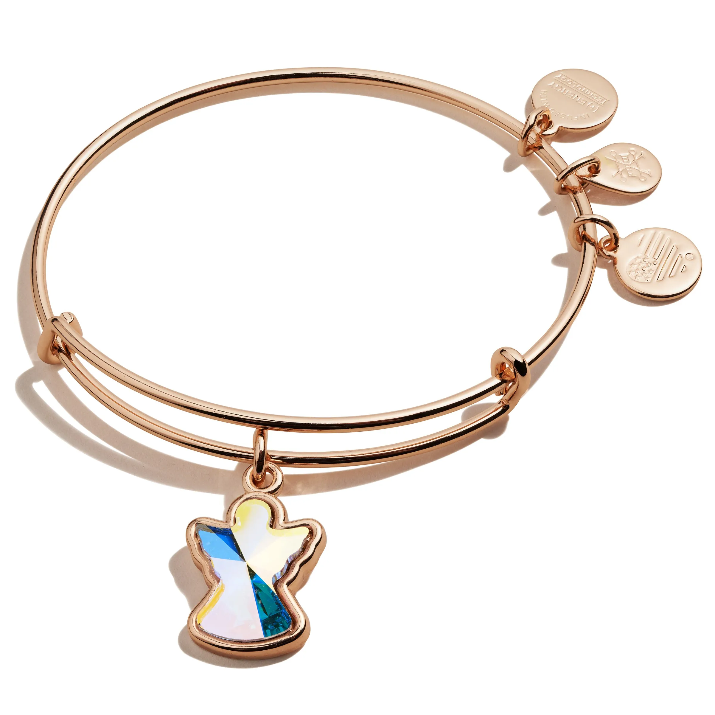 Crystal Infusion Angel Charm Bangle Bracelet sold by Alex and Ani