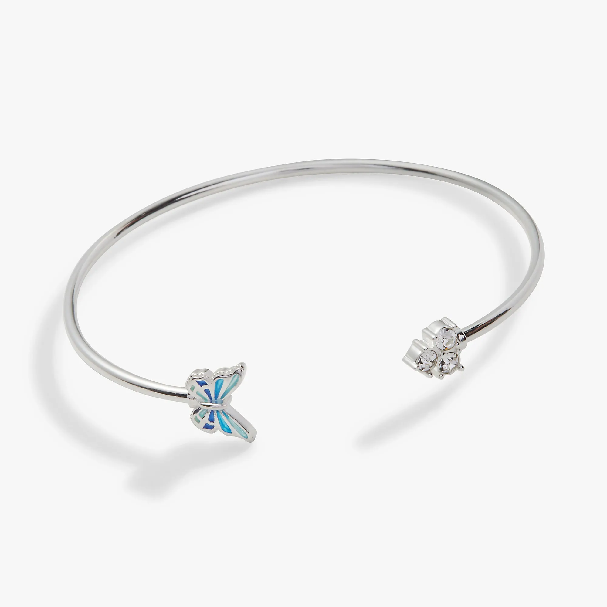 Butterfly + Crystal Flex Cuff Bracelet sold by Alex and Ani product image thumbnail 3