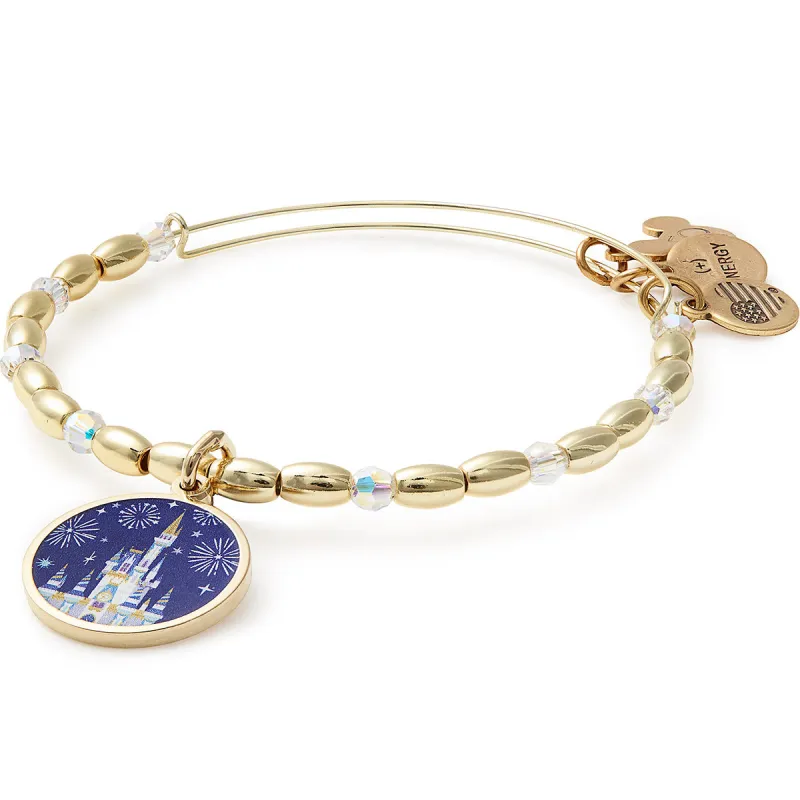 Disney® Castle Celebration Beaded Bangle sold by Alex and Ani
