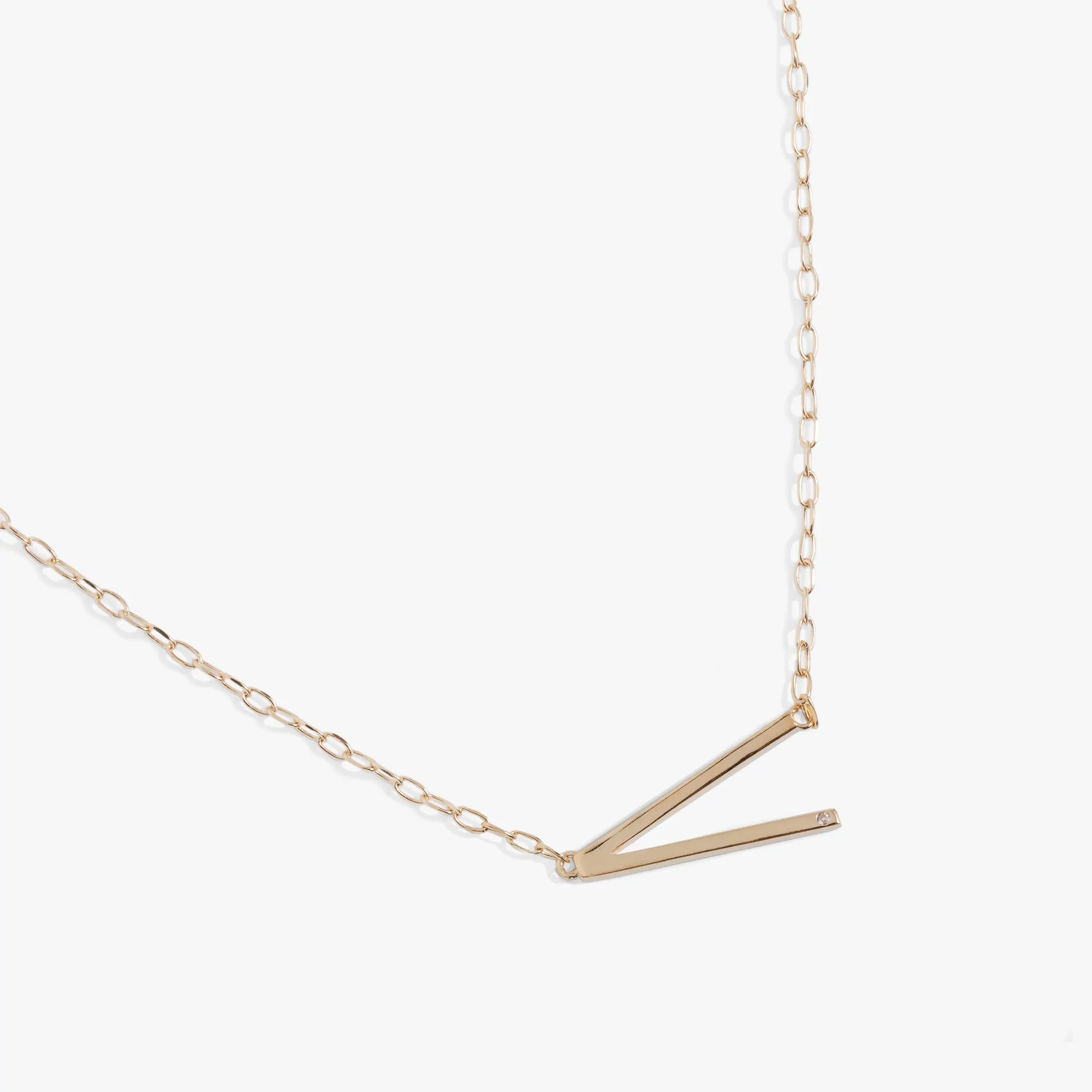 Initial V Precious Elongated Necklace sold by Alex and Ani product image thumbnail 3