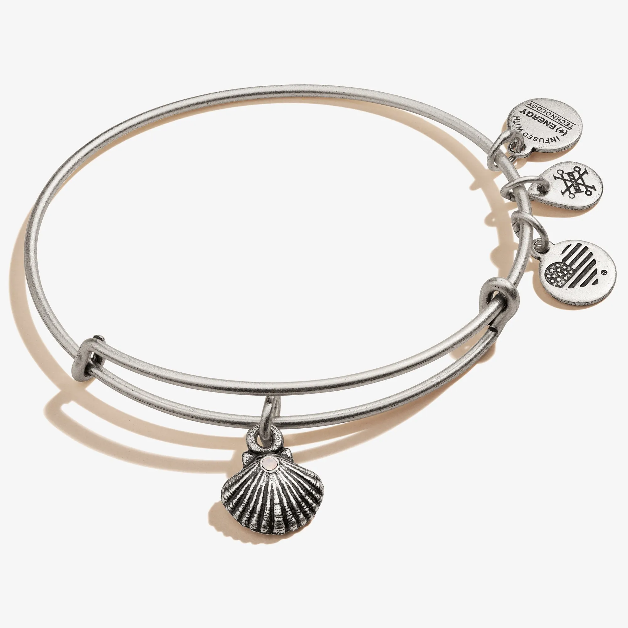 Seashell Charm Bangle sold by Alex and Ani