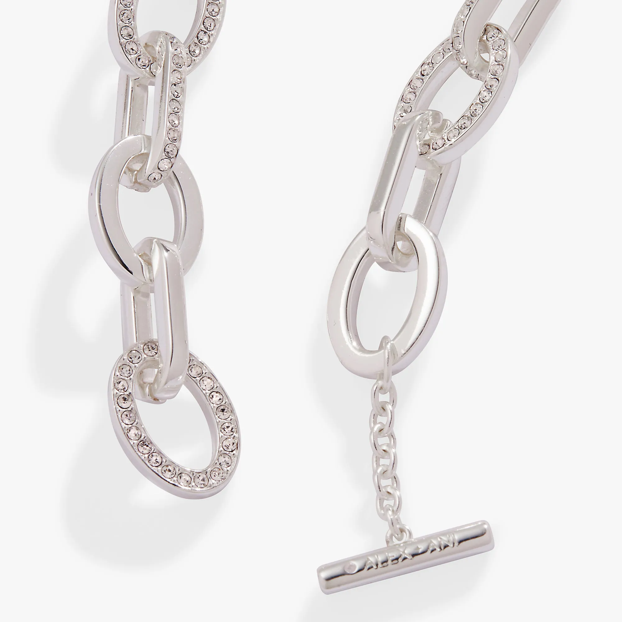 Oval Link Crystal Chain Toggle Bracelet sold by Alex and Ani product image thumbnail 5