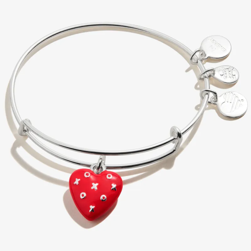 XOXO Heart Charm Bangle Bracelet sold by Alex and Ani