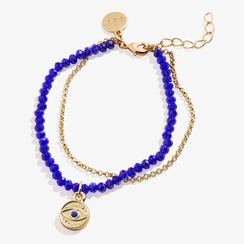 Evil Eye Bead and Chain Bracelet sold by Alex and Ani
