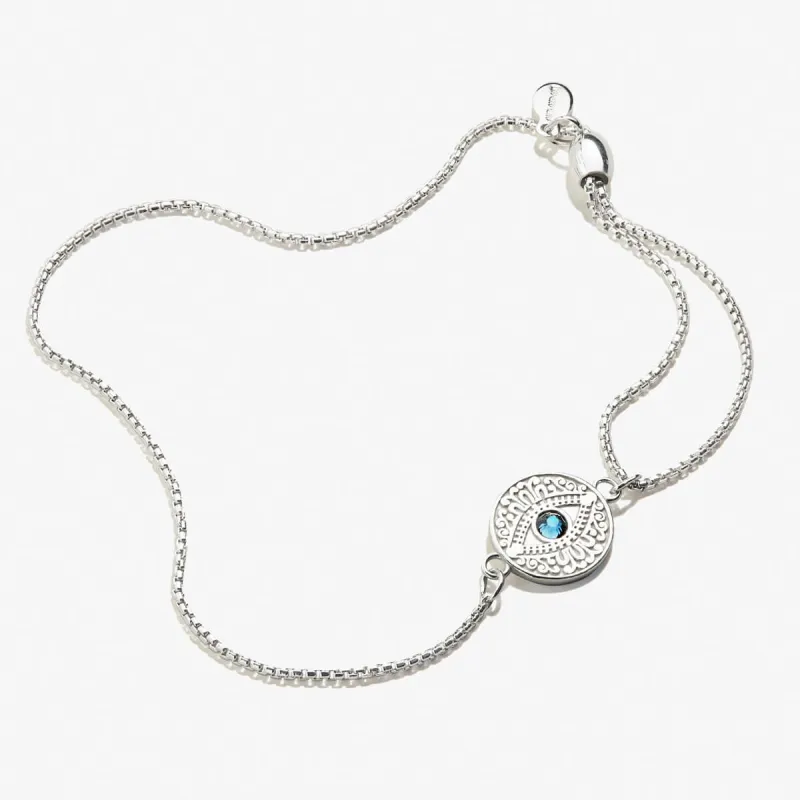 Evil Eye Crystal Pull Chain Bracelet sold by Alex and Ani
