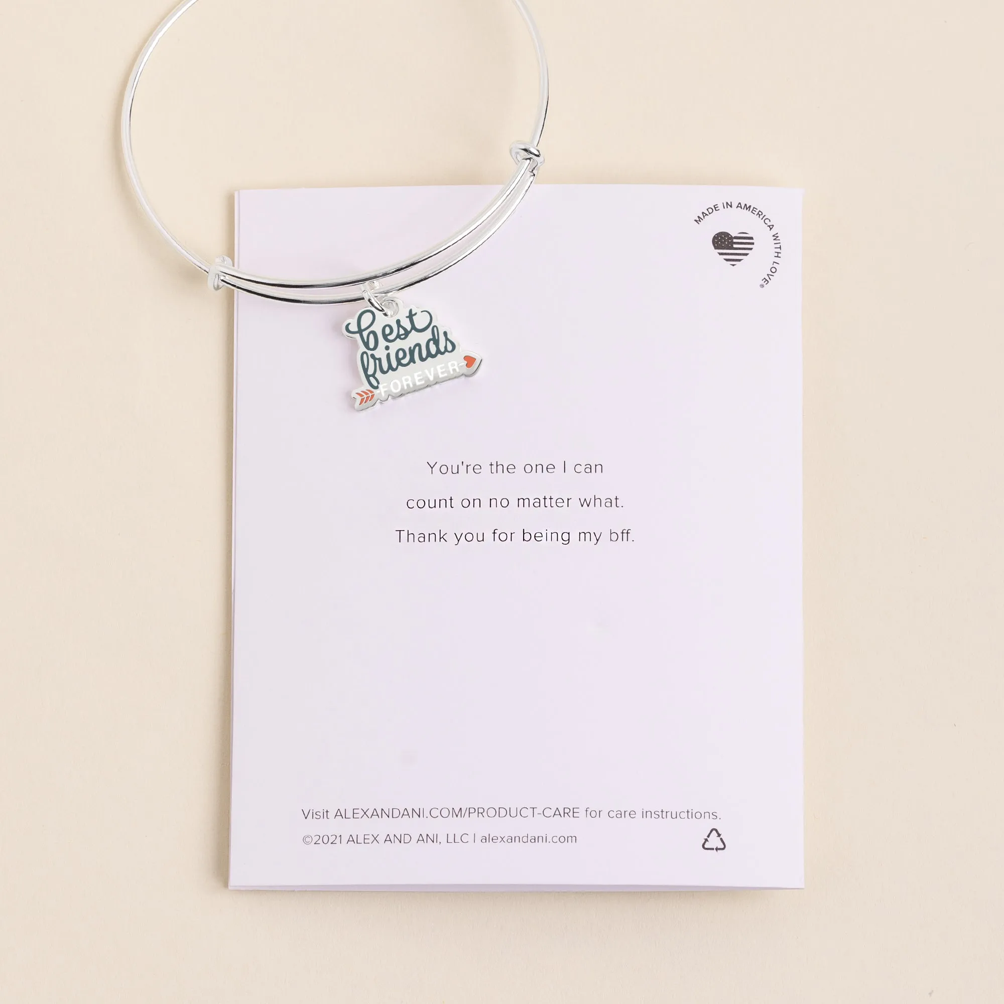 'Best Friends Forever' Charm Bangle sold by Alex and Ani product image thumbnail 5