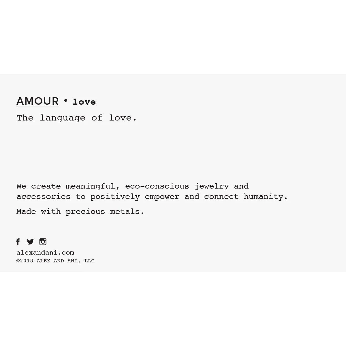 'Amour' Necklace sold by Alex and Ani product image thumbnail 4