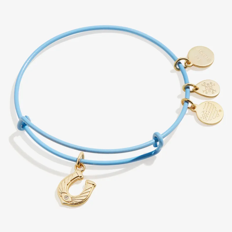 Horseshoe Charm Bangle Bracelet, Sky Blue sold by Alex and Ani