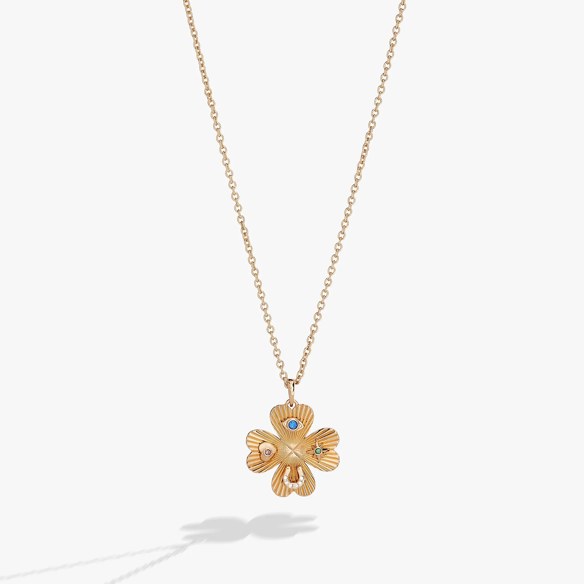 Lucky Four Leaf Clover Adjustable Necklace sold by Alex and Ani