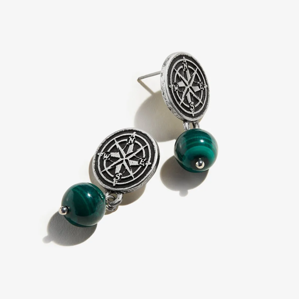 Compass Coin Drop Earrings sold by Alex and Ani
