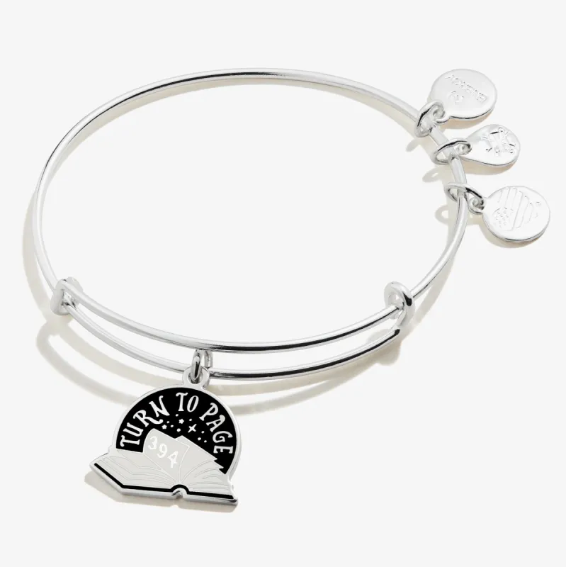 Harry Potter™ 'Turn to Page 394' Charm Bangle sold by Alex and Ani