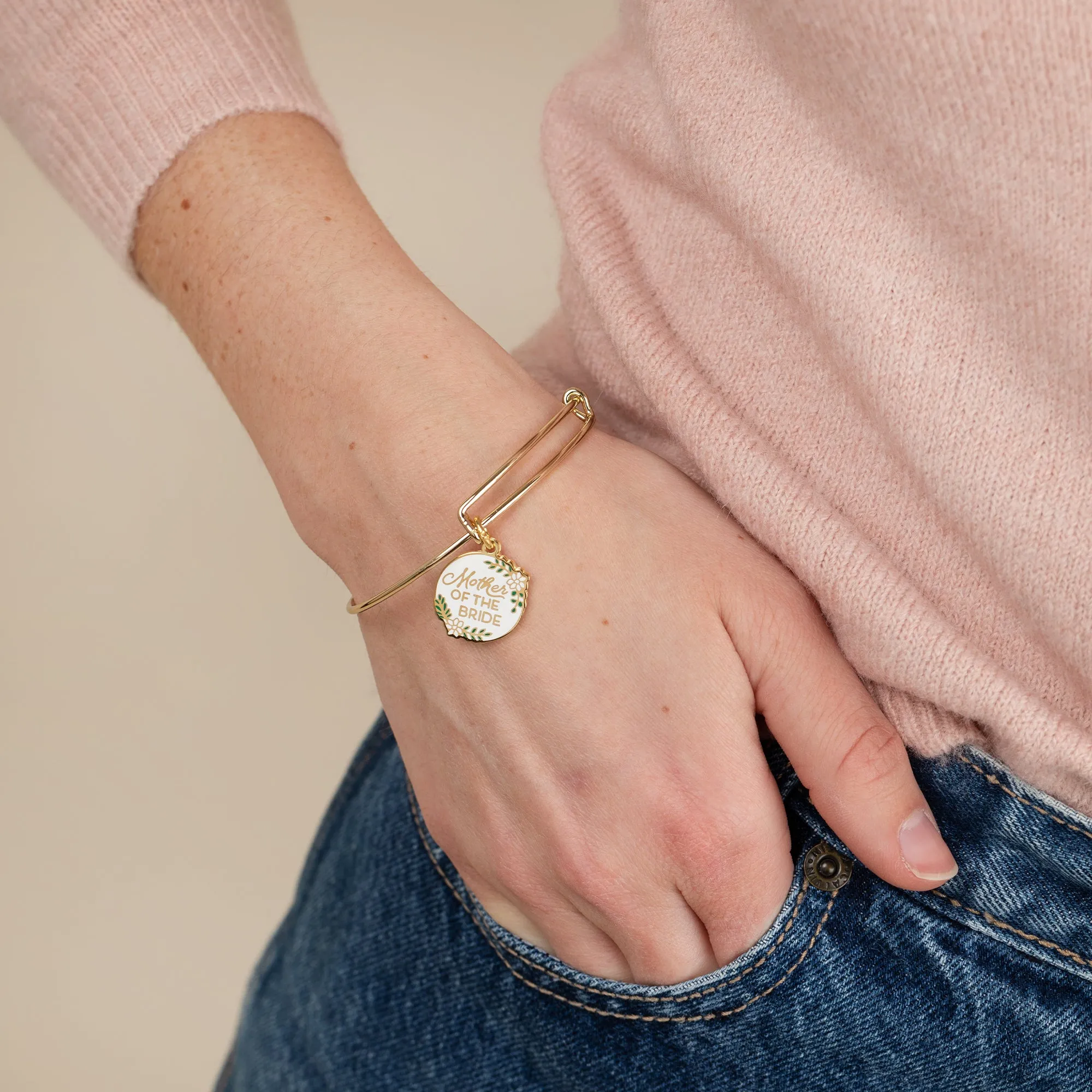 'Mother of the Bride' Charm Bangle sold by Alex and Ani product image thumbnail 4