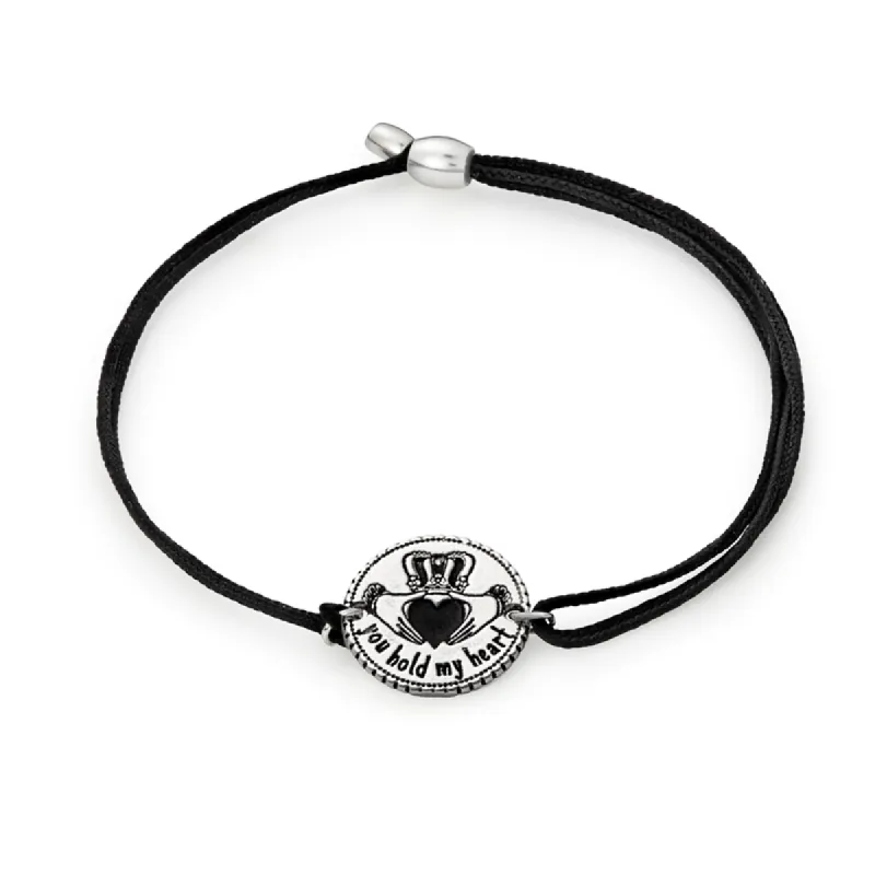 Claddagh Pull Cord Bracelet sold by Alex and Ani