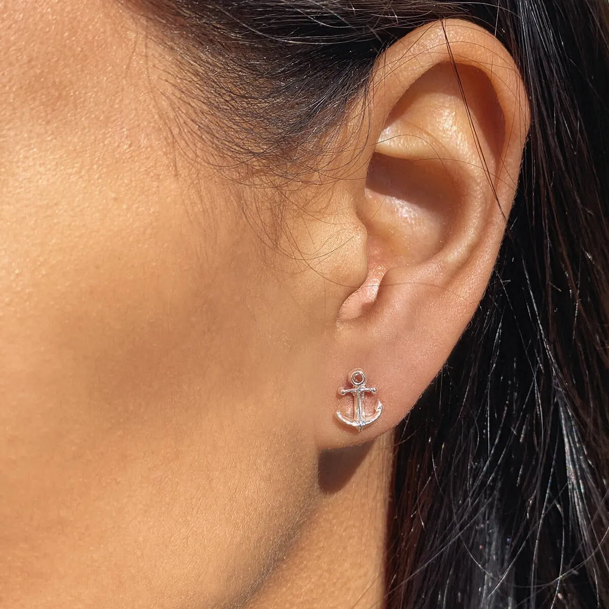 Anchor Stud Earrings sold by Alex and Ani product image thumbnail 2