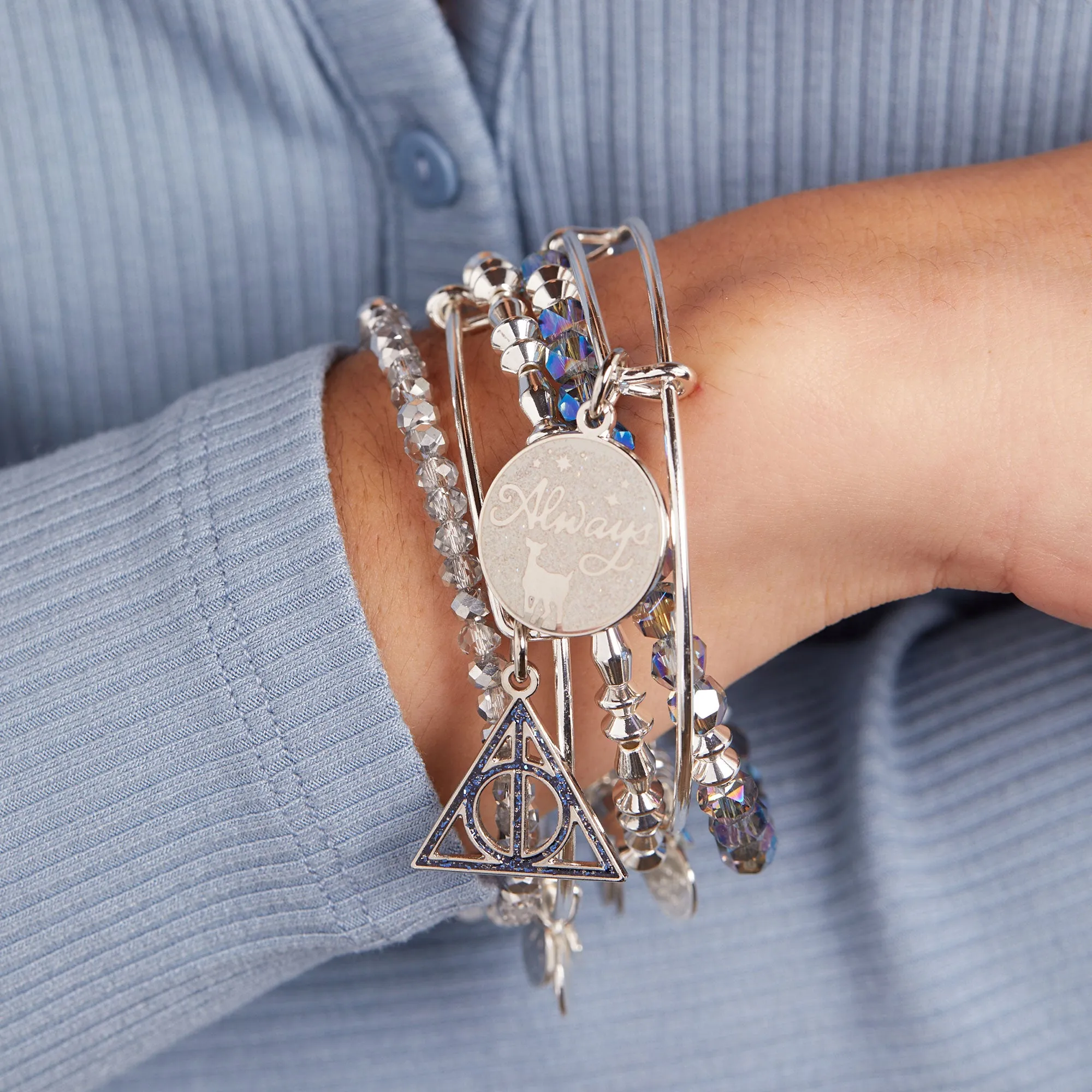 Harry Potter™ 'Always' Charm Bangle, Set of 5 sold by Alex and Ani product image thumbnail 3