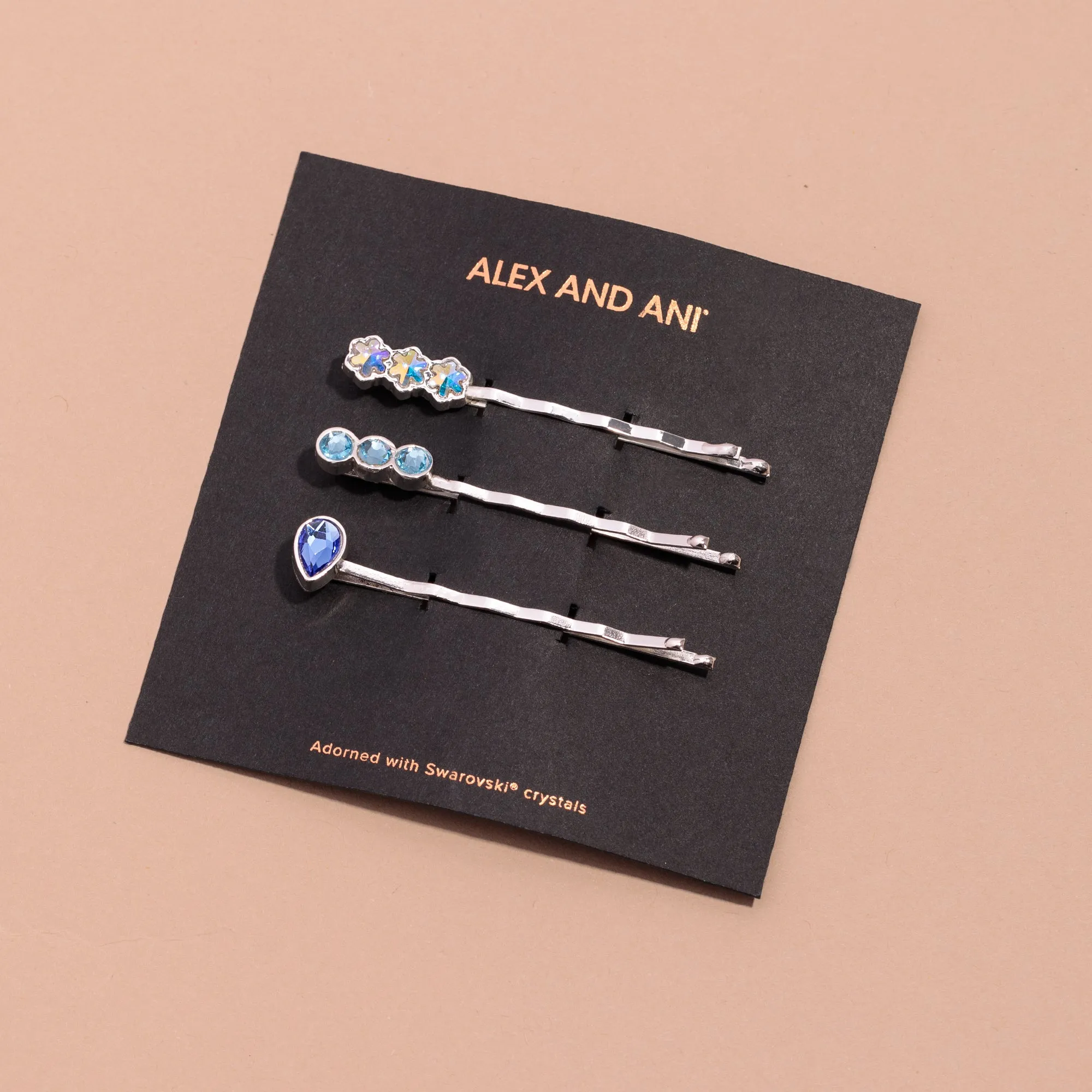 Sapphire + Snowflake Hair Pins, Set of 3 sold by Alex and Ani product image thumbnail 4
