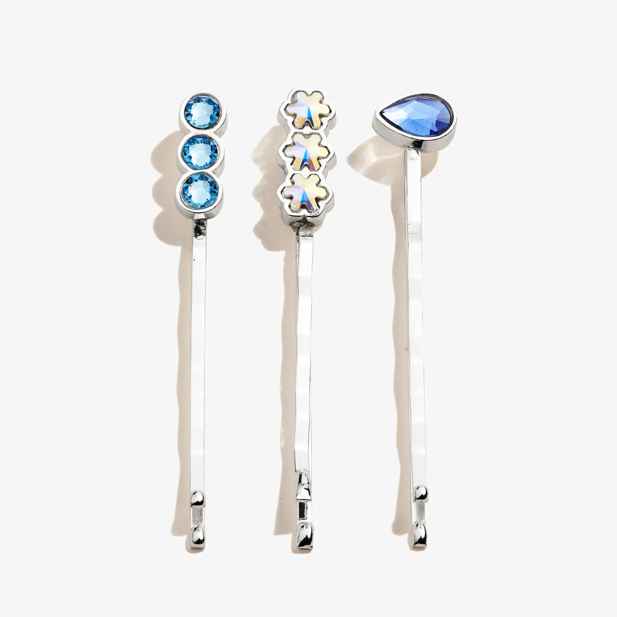 Sapphire + Snowflake Hair Pins, Set of 3 sold by Alex and Ani