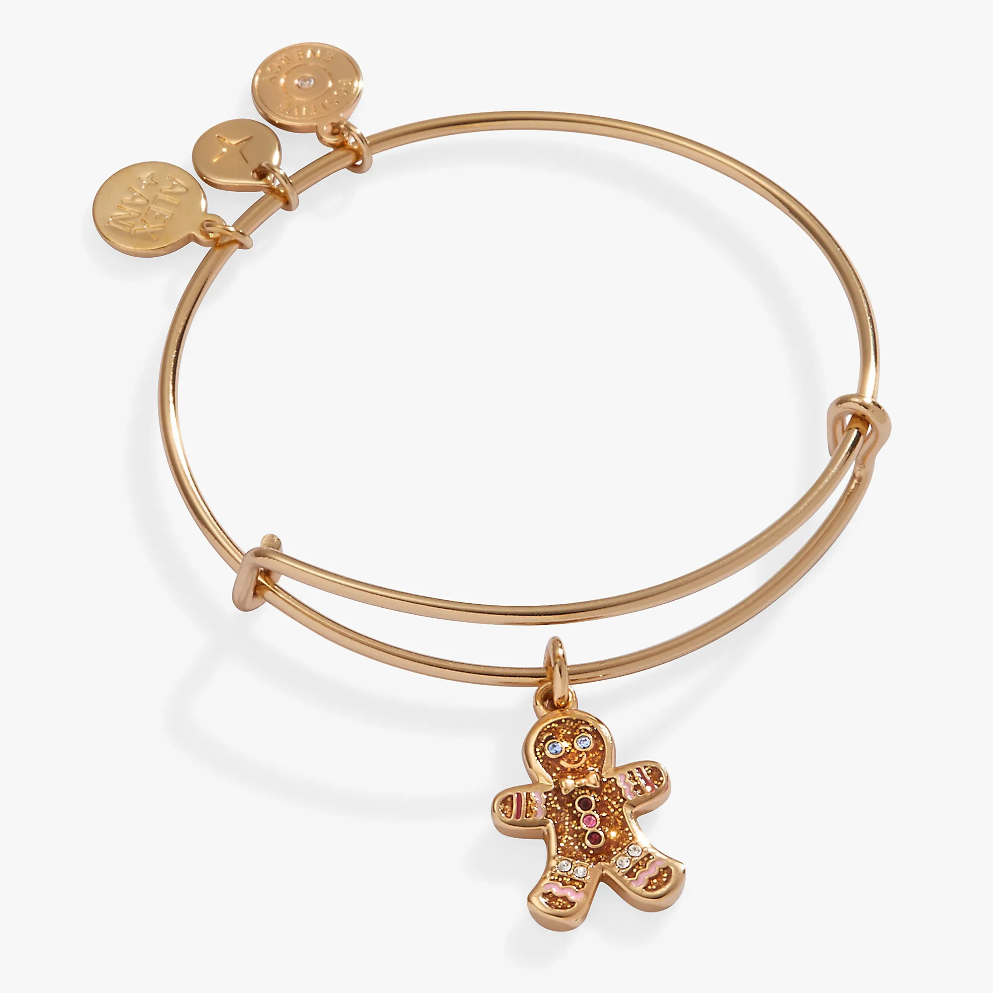 Gingerbread Cookie Charm Bangle sold by Alex and Ani