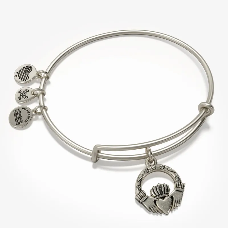 Claddagh Charm Bangle Bracelet sold by Alex and Ani