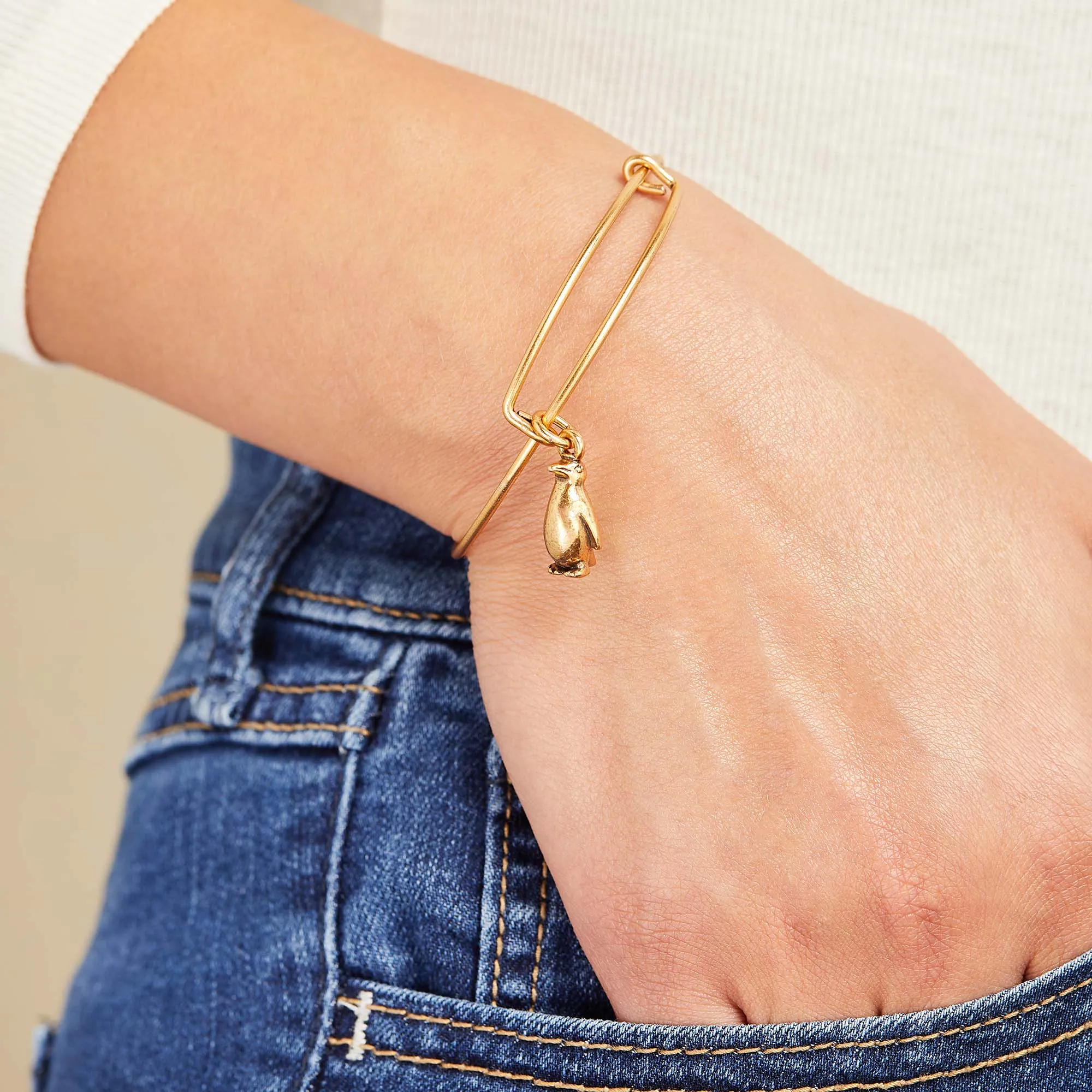 Penguin Charm Bangle sold by Alex and Ani product image thumbnail 4
