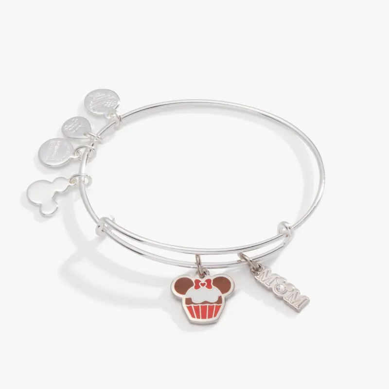 Disney® Minnie Mouse Cupcake + Mom Duo Charm Bangle sold by Alex and Ani