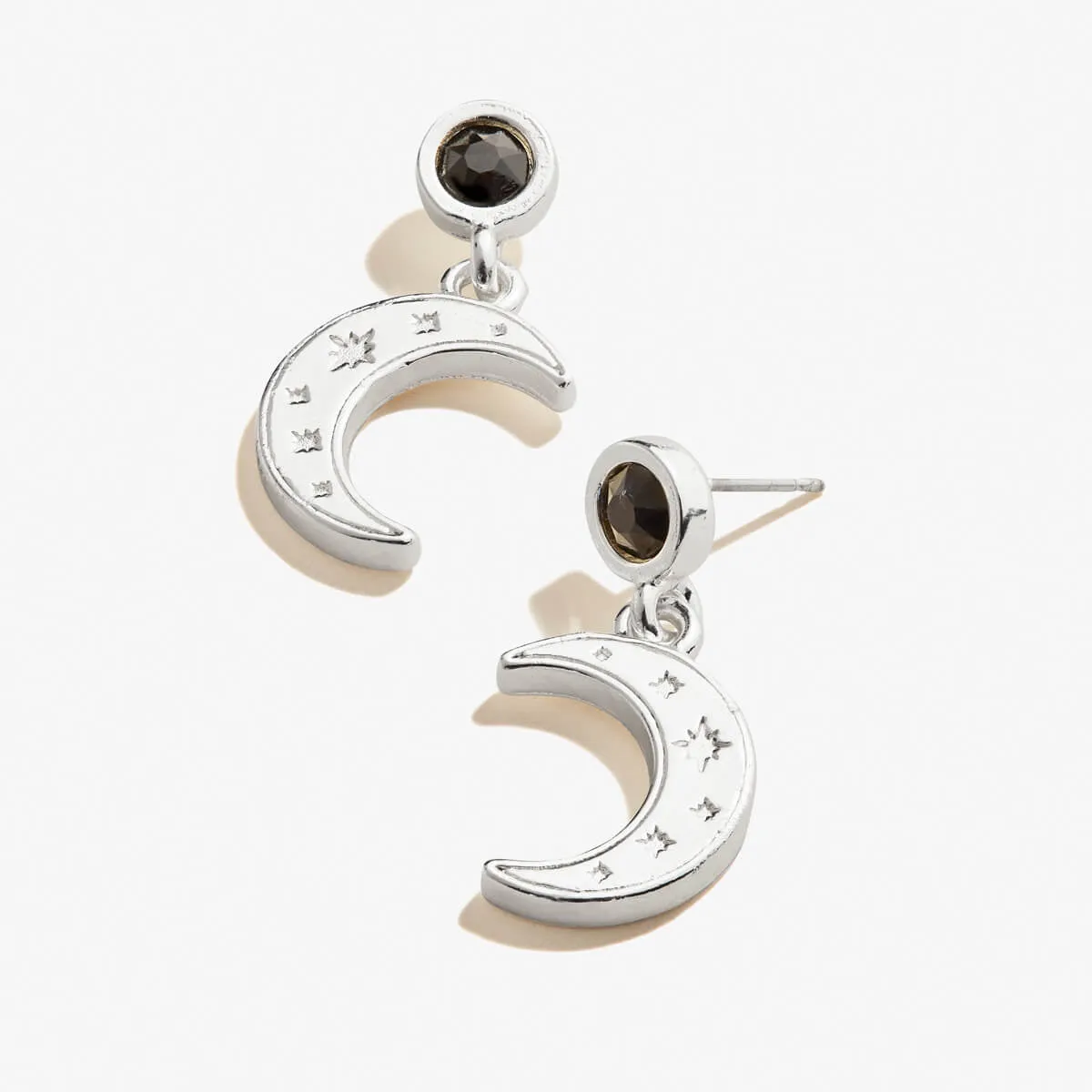 Moon + Crystal Delicate Earrings sold by Alex and Ani