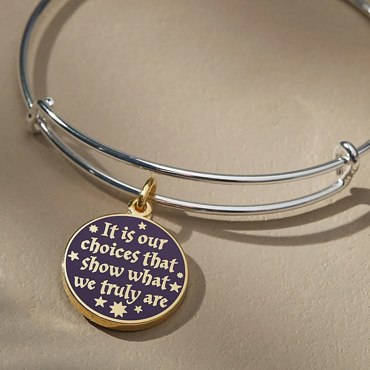 Harry Potter™ 'It's Our Choices' Charm Bangle sold by Alex and Ani product image thumbnail 3