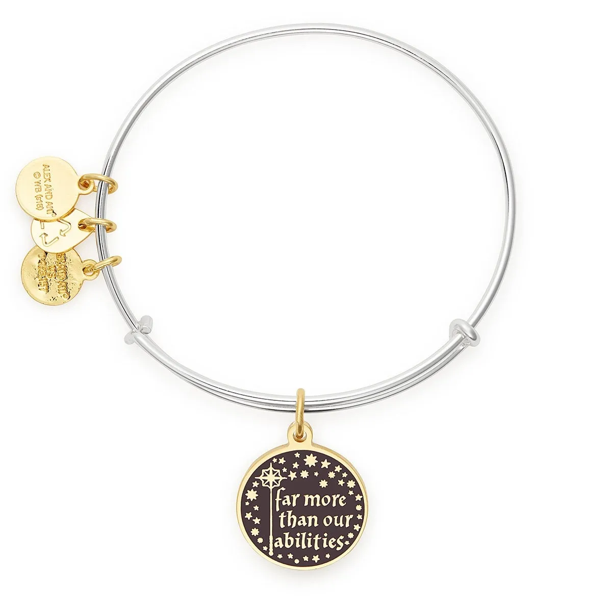 Harry Potter™ 'It's Our Choices' Charm Bangle sold by Alex and Ani product image thumbnail 2