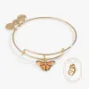 Monarch Butterfly + Crystal Accent Charm Bangle sold by Alex and Ani