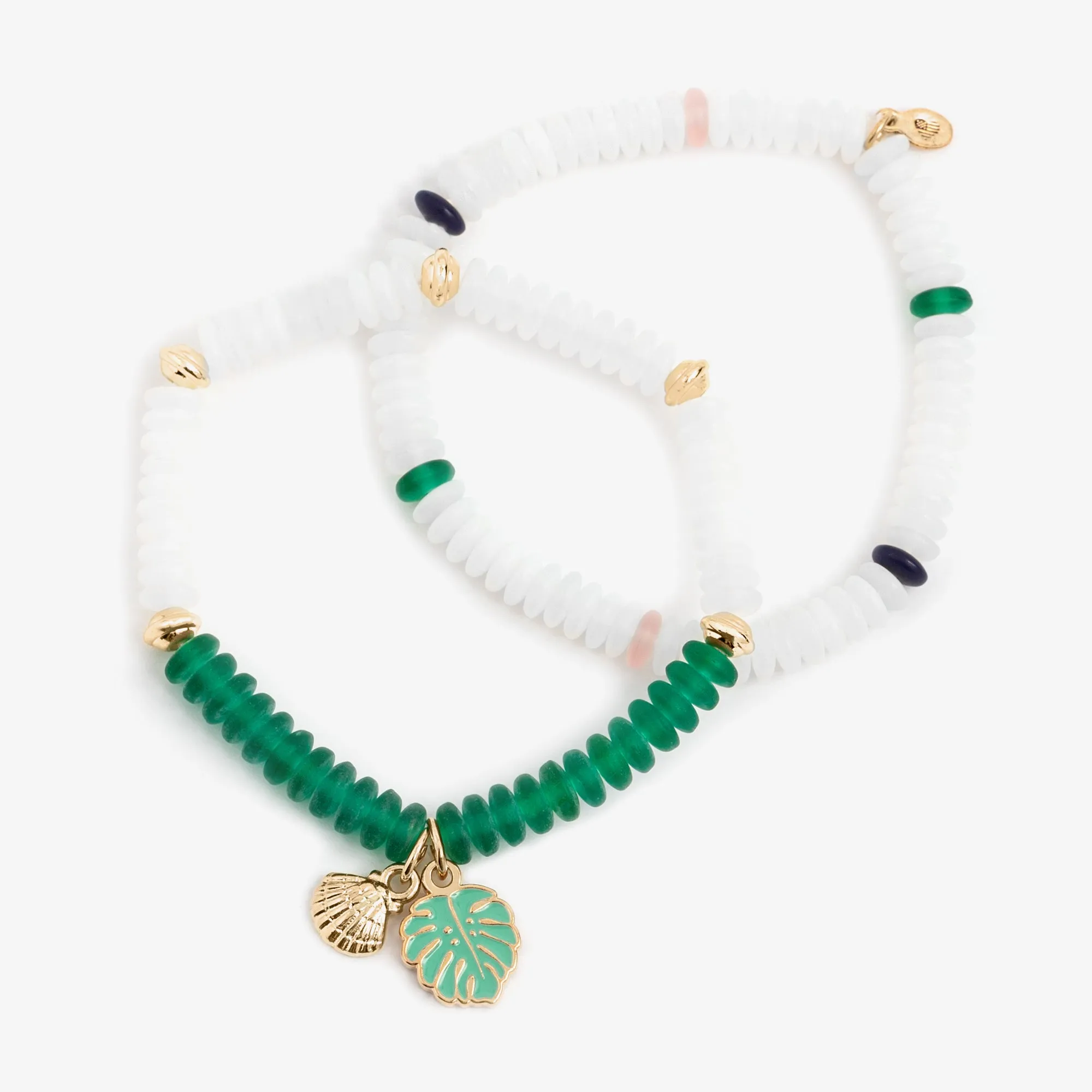 Token of Strength Puka Stretch Bracelets, Set of 2 sold by Alex and Ani