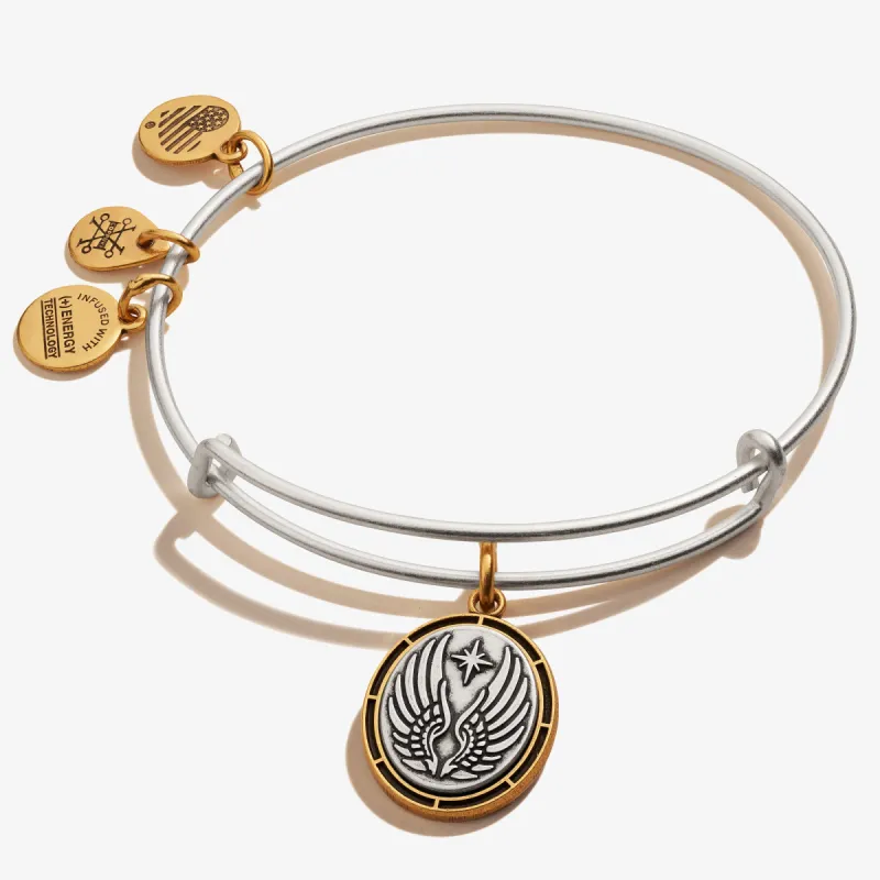 Guardian Angel Symbol Charm Bangle sold by Alex and Ani