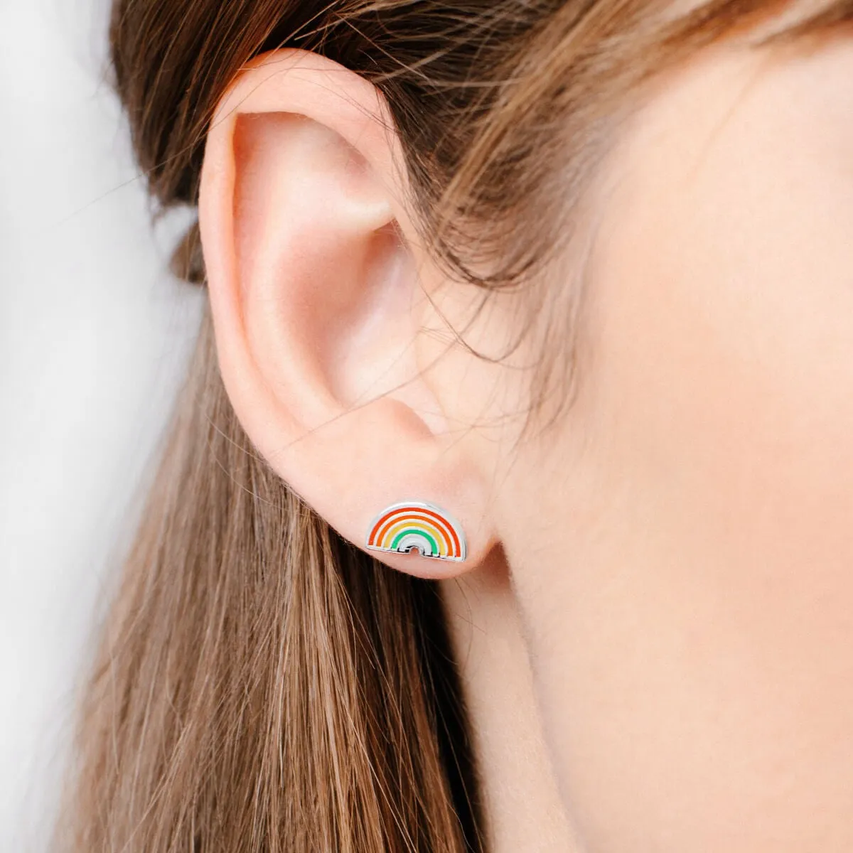 Rainbow Stud Earrings sold by Alex and Ani product image thumbnail 2
