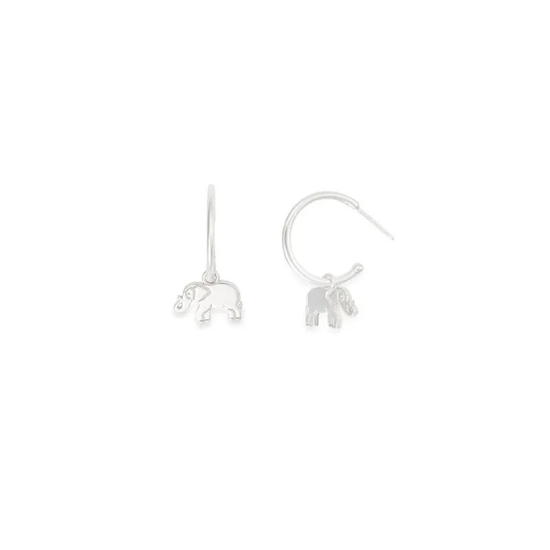 Elephant Hoop Earring sold by Alex and Ani