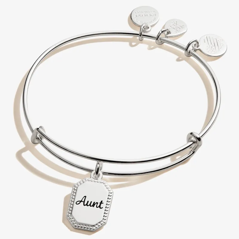 Aunt, 'Trusting Guide' Charm Bangle sold by Alex and Ani