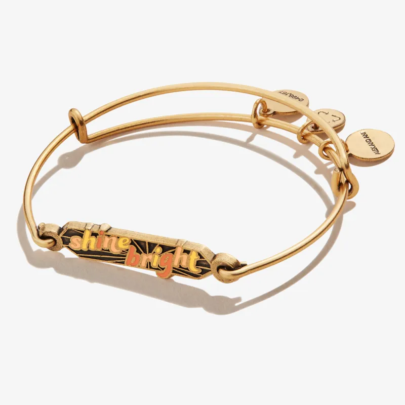 'Shine Bright' Inline Charm Bangle sold by Alex and Ani