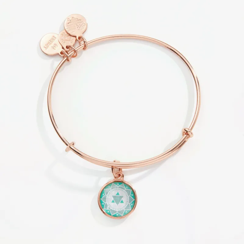 Heart Chakra Charm Bangle Bracelet sold by Alex and Ani
