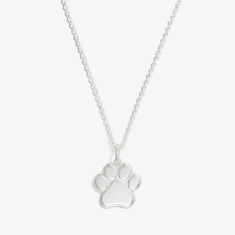 Paw Print Charm Necklace, 21'' sold by Alex and Ani