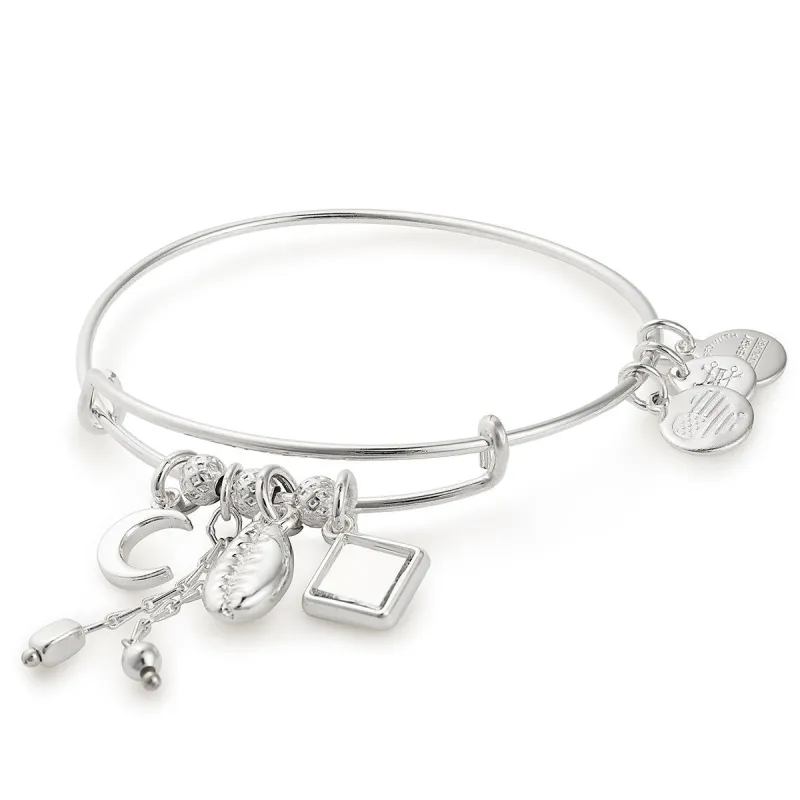 Puka Shell Cluster Charm Bangle sold by Alex and Ani
