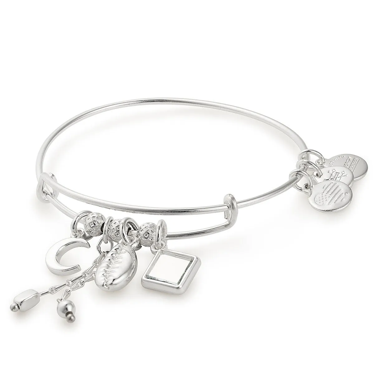 Puka Shell Cluster Charm Bangle sold by Alex and Ani