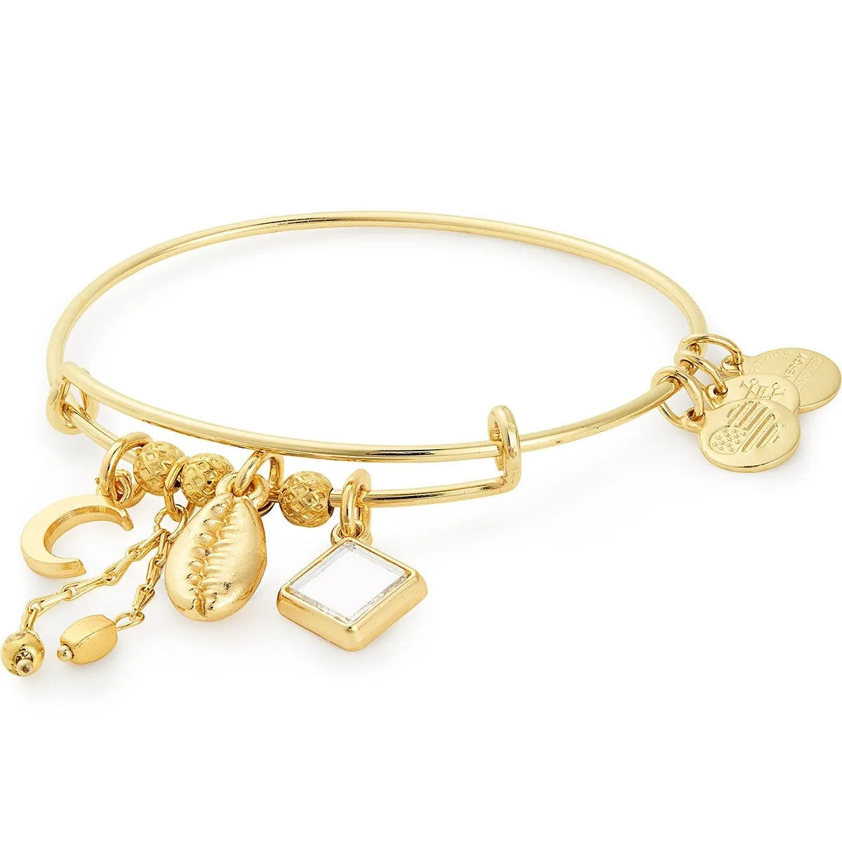 Puka Shell Cluster Charm Bangle sold by Alex and Ani product image thumbnail 3