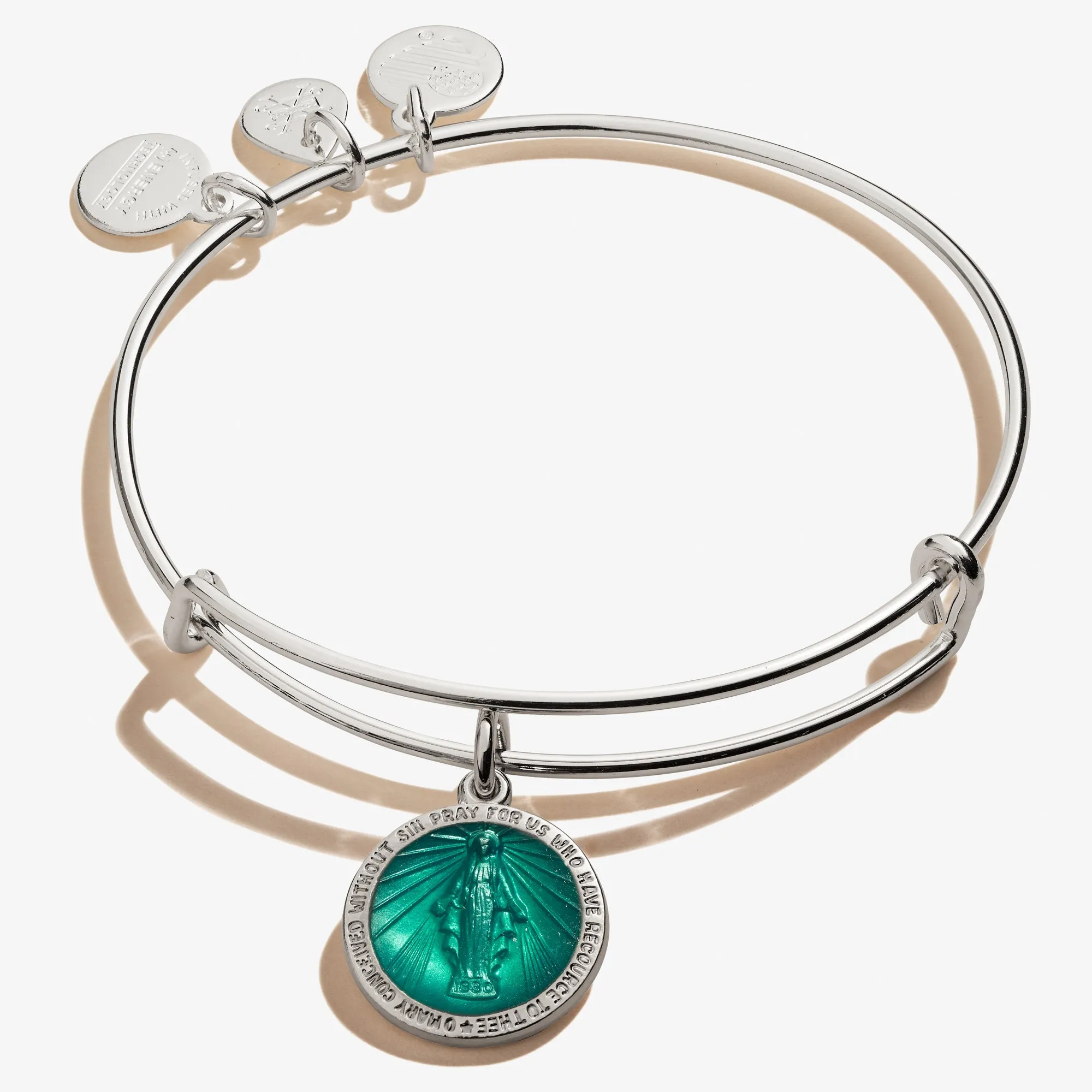 Mother Mary Charm Bangle, Color sold by Alex and Ani
