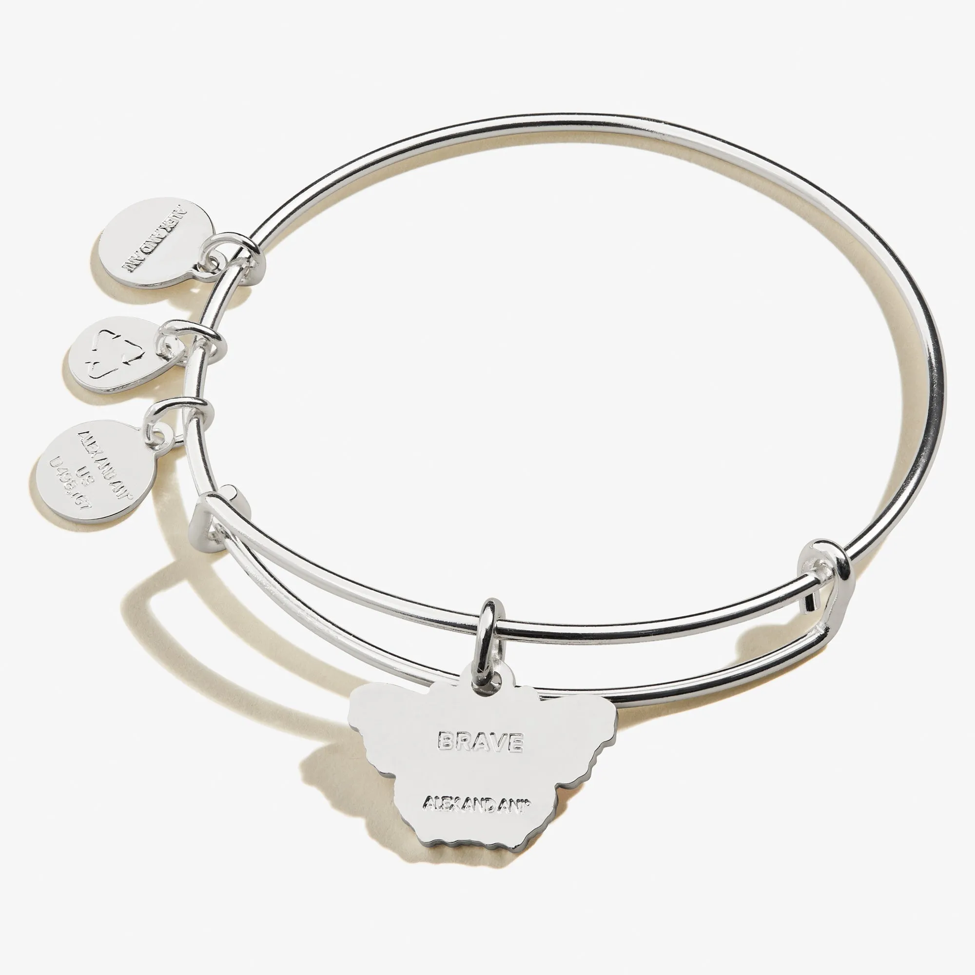 Peacock Butterfly Charm Bangle sold by Alex and Ani product image thumbnail 2