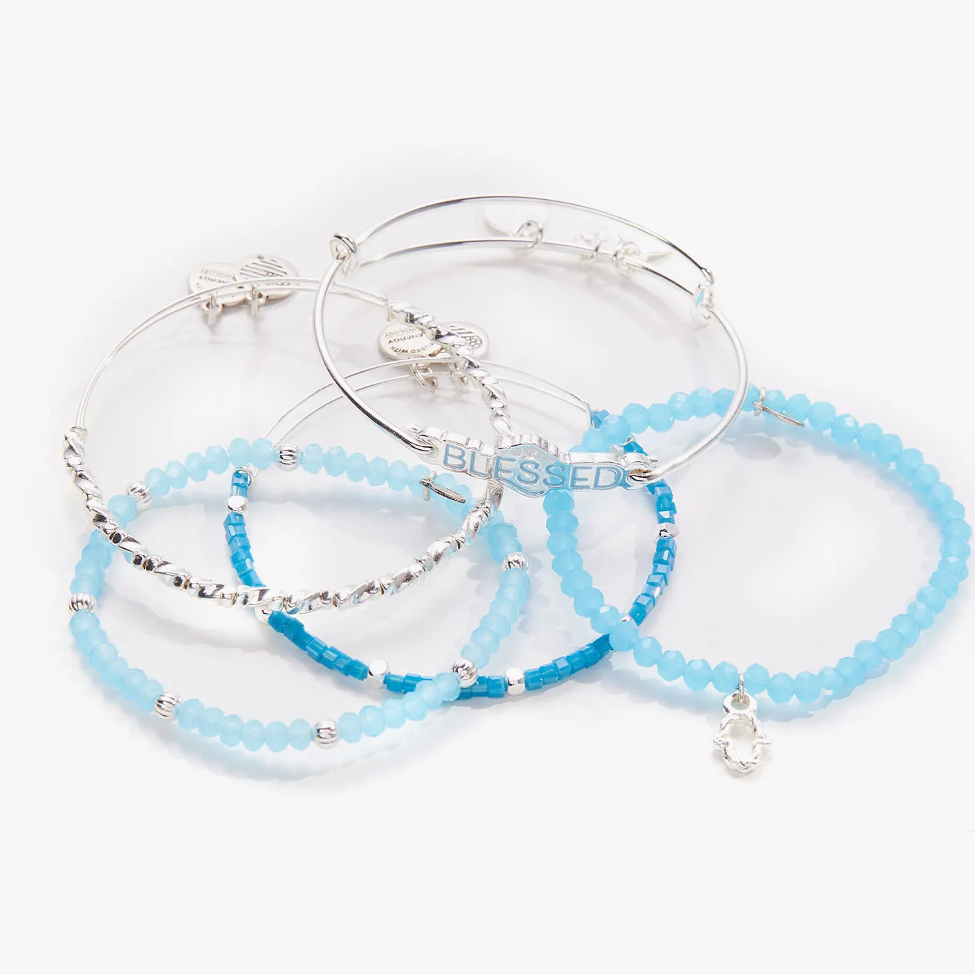 Protected and Blessed Charm Bangles, Set of 5 sold by Alex and Ani product image thumbnail 2